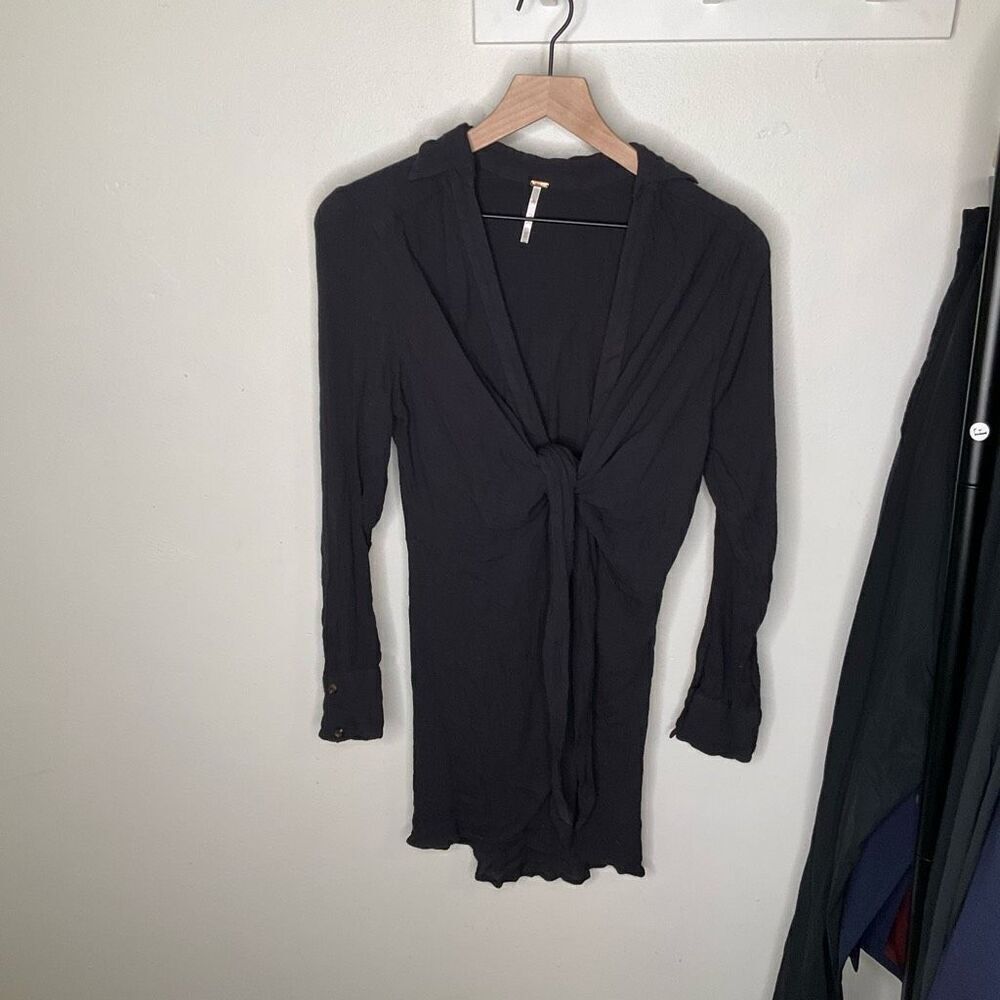 Free People Front Tie Tunic